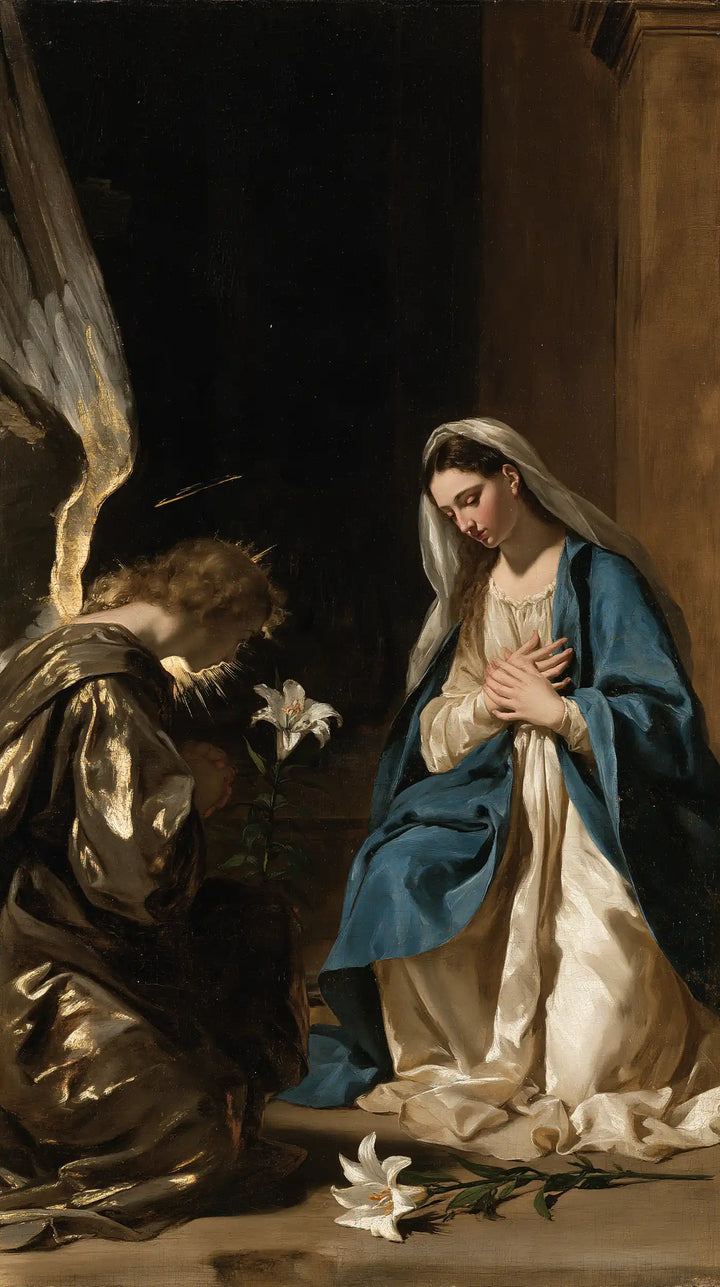 The Annunciation - Black and Gold · Portrait n° 10