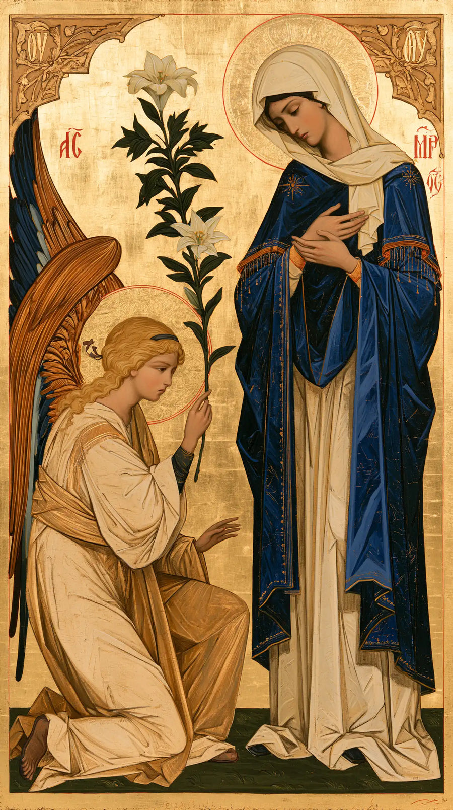 The Annunciation - Contemporary Byzantine · Portrait n° 3