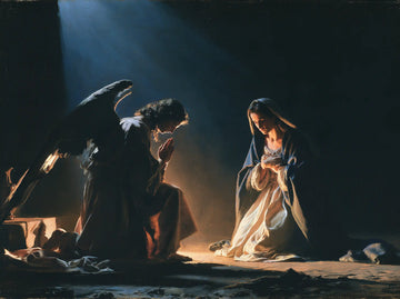 The Annunciation - Midnight Blue Chiaroscuro · Landscape n° 1