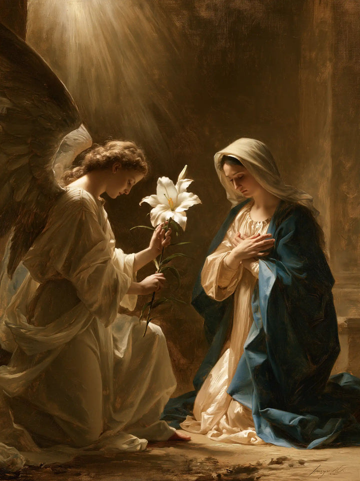 The Annunciation - The White Lily as Symbol · Portrait n° 10
