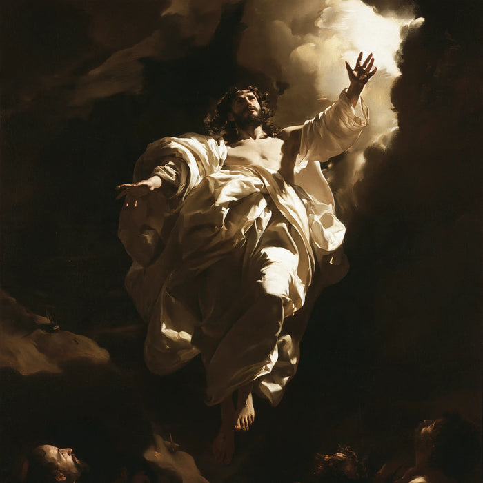The Ascension of Jesus Christ - Caravaggio Tenebrism · Square n° 6