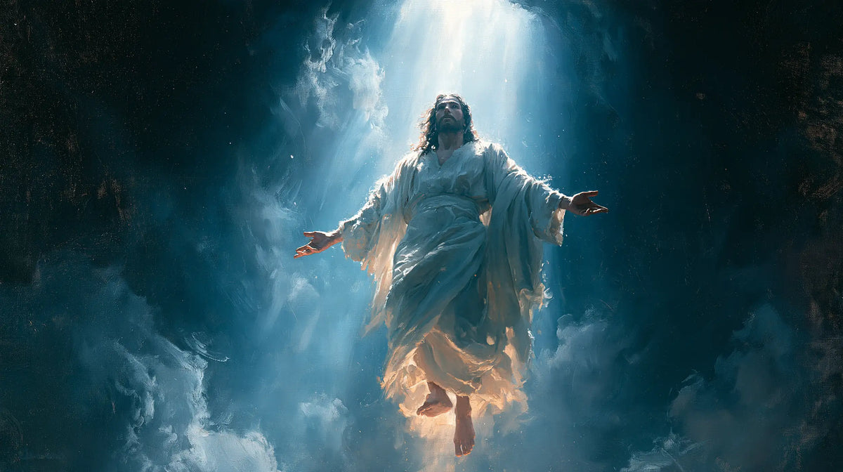 The Ascension of Jesus Christ - Midnight Blue Chiaroscuro · Landscape n° 10