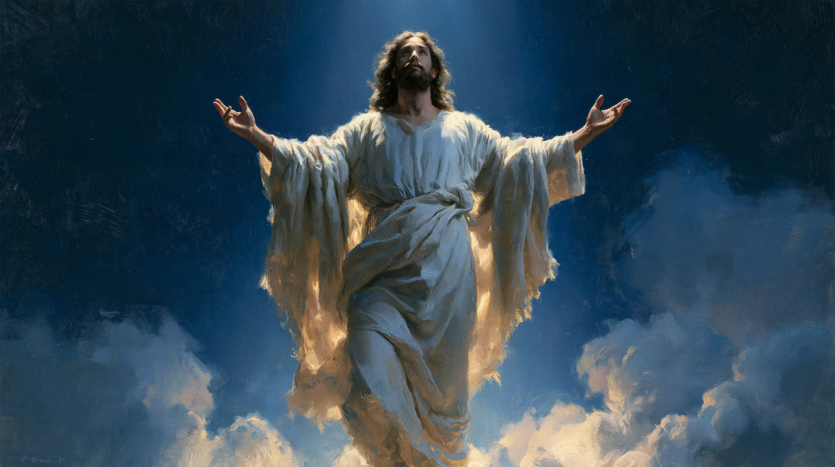 The Ascension of Jesus Christ - Midnight Blue Chiaroscuro · Landscape n° 12