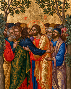 The Betrayal of Judas — The Embrace Between Two Olive Trees