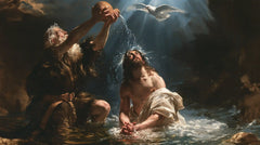 The Baptism of Jesus – Theatrical Baroque · Kneeling in the Jordan · Landscape no. 3