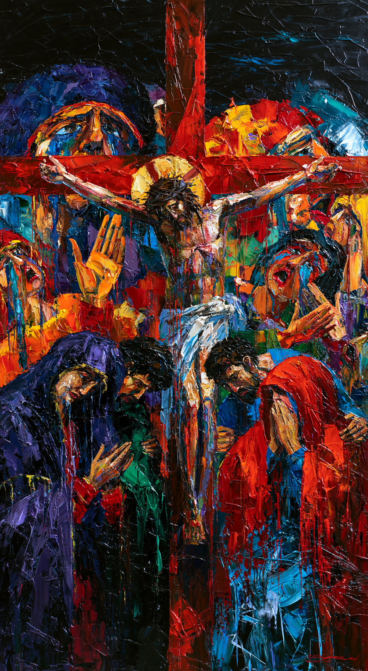 The Crucifixion - Expressionist · Portrait n° 6