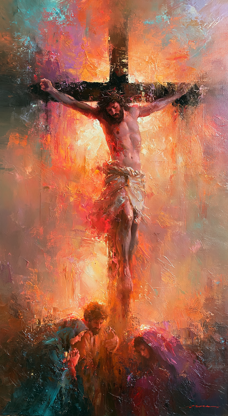 The Crucifixion - Impressionist · Portrait n° 4