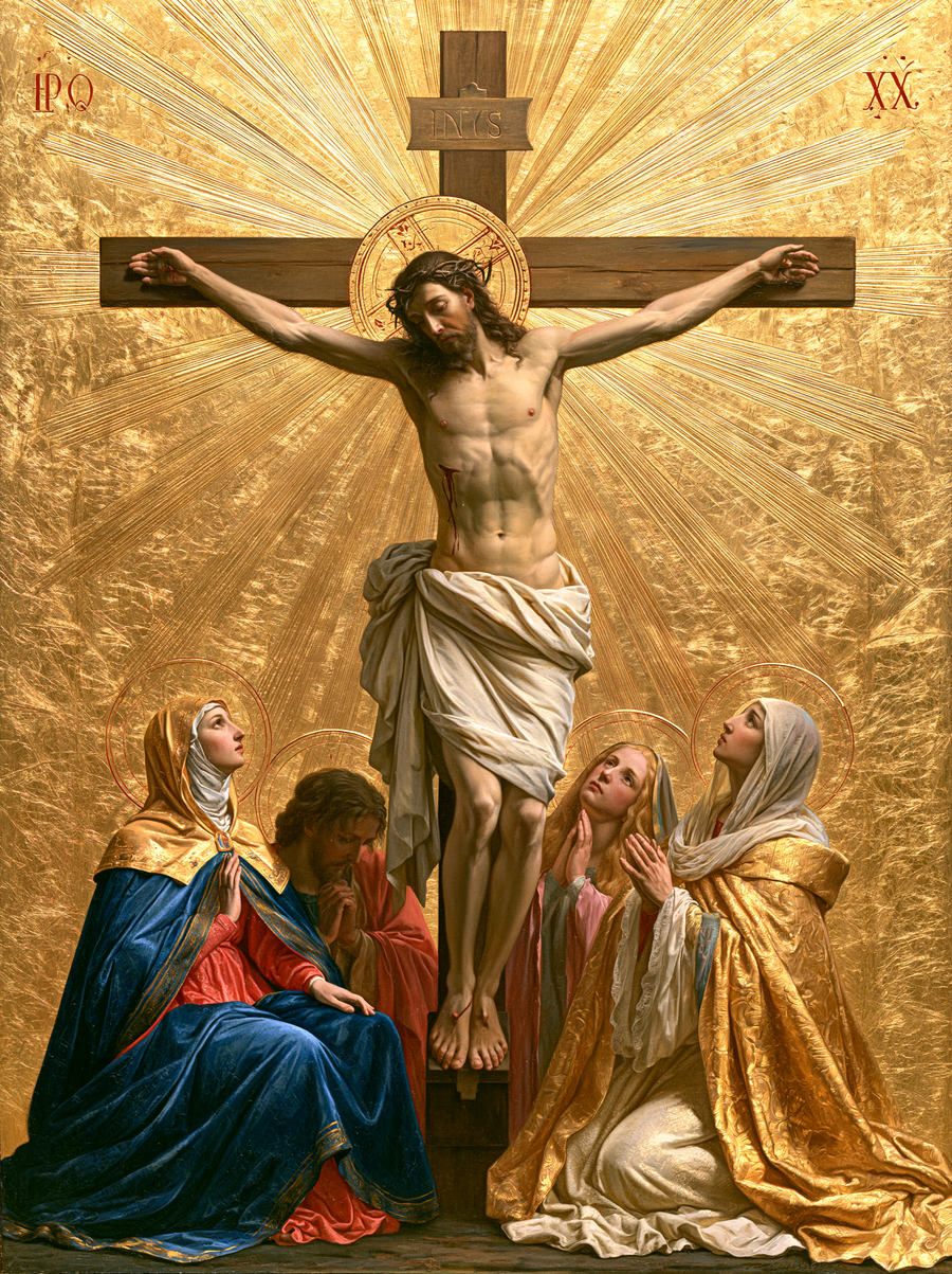 The Crucifixion - Sacred Golden · Portrait n° 9