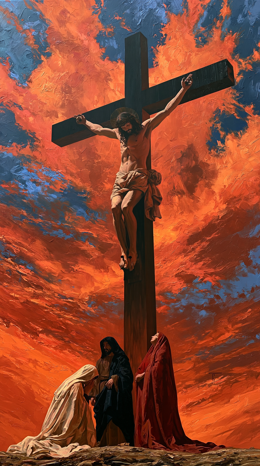 The Crucifixion - Sacred monumental view · Portrait n° 1