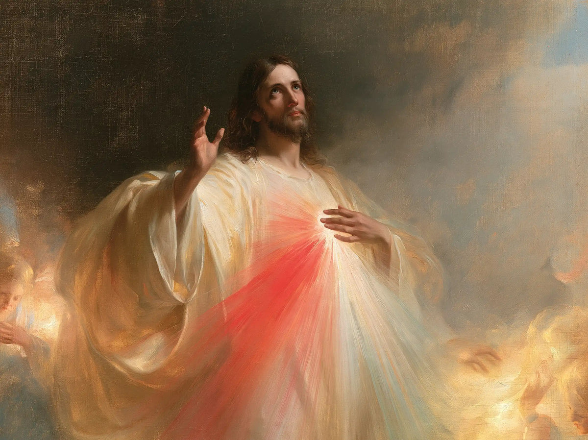 Divine Mercy Jesus - Glory of the Merciful Christ · Landscape n° 2