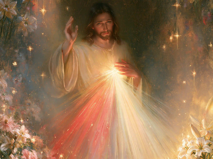 Divine Mercy Jesus - Symbolist · Landscape n° 1
