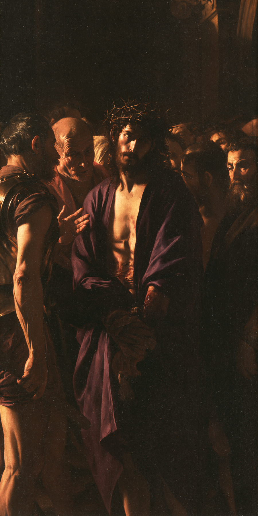 Ecce Homo - Caravaggio - tenebrism · Portrait n° 3