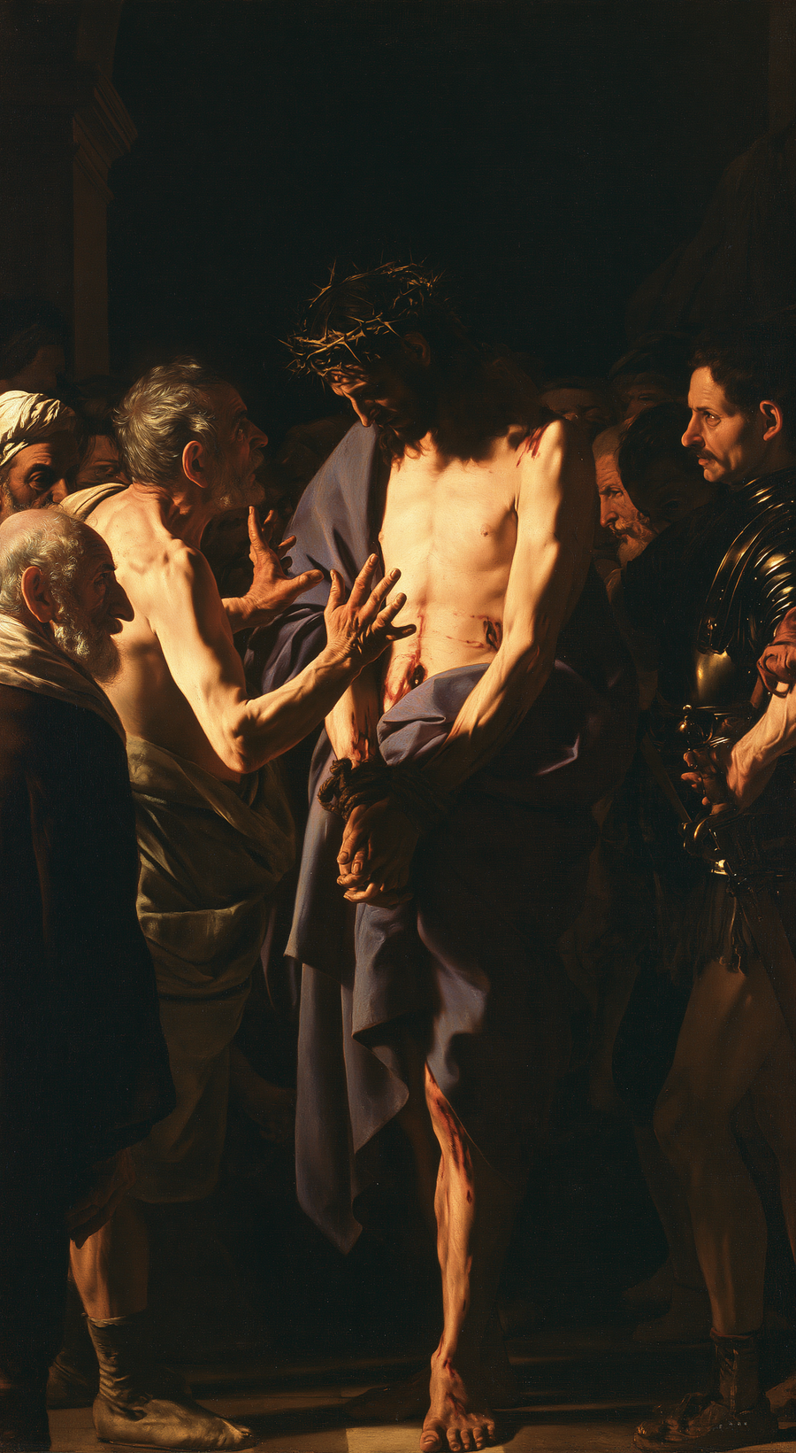 Ecce Homo - Caravaggio - tenebrism · Portrait n° 6