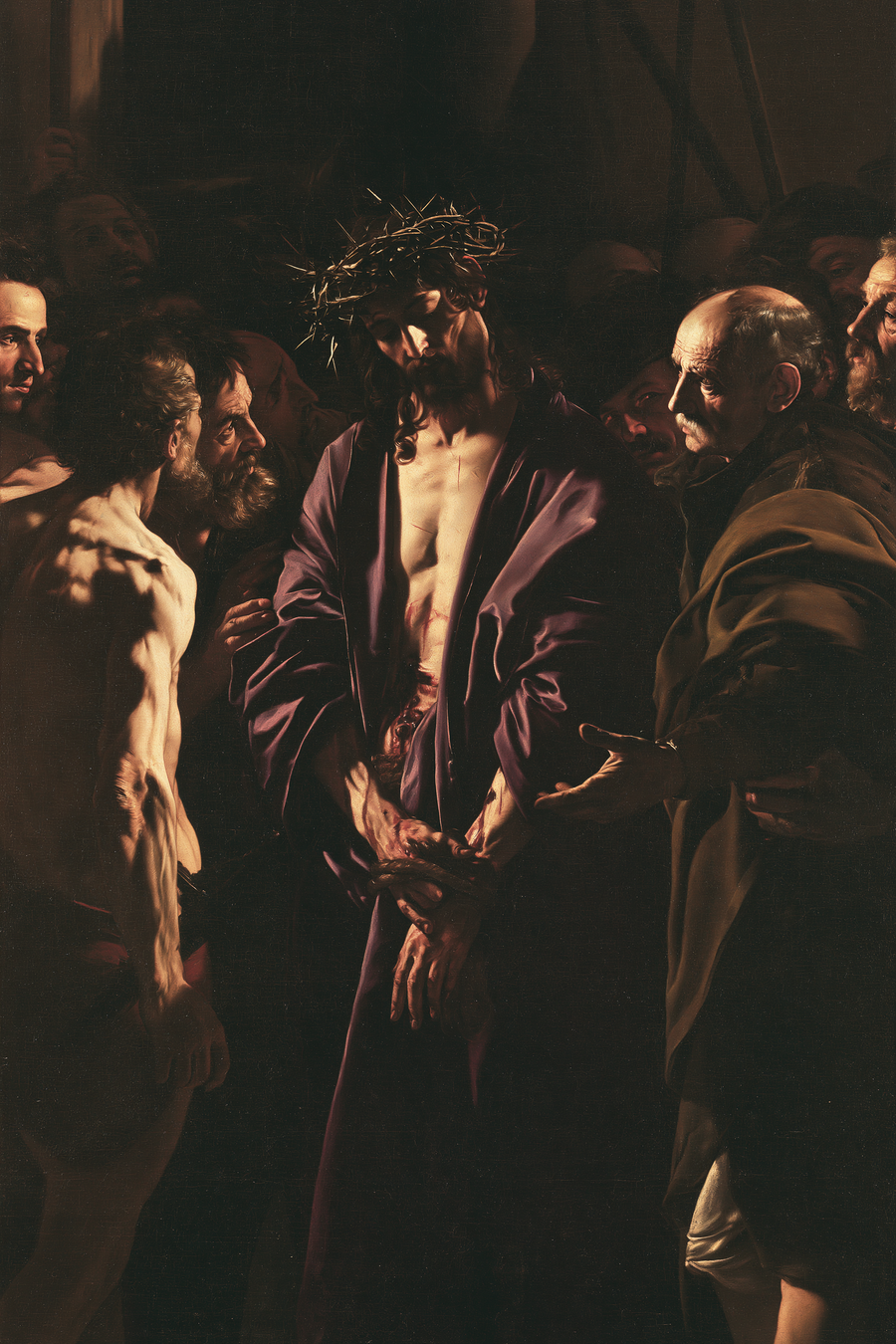 Ecce Homo - Caravaggio - tenebrism · Portrait n° 12