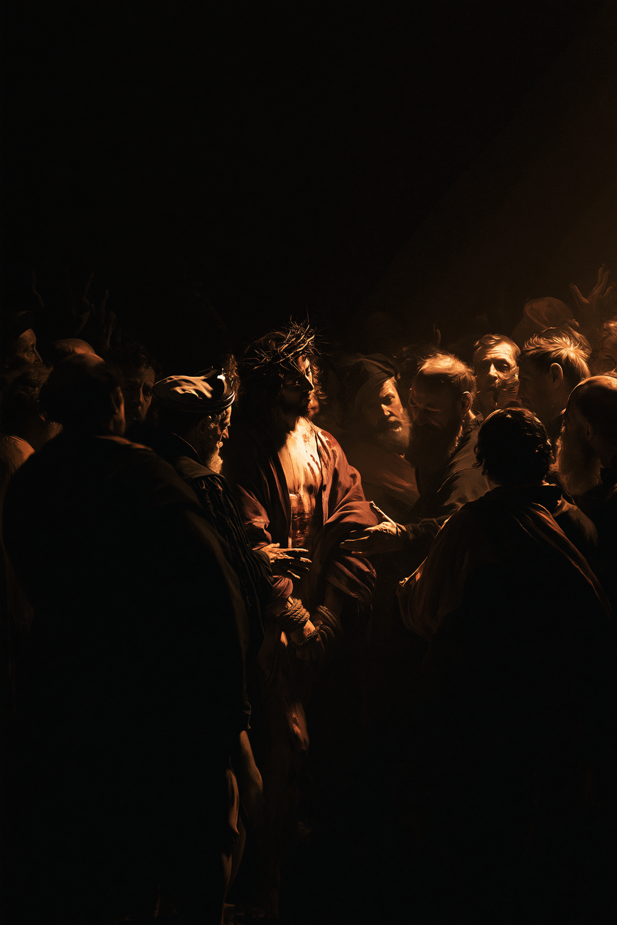 Ecce Homo - Caravaggio - tenebrism · Portrait n° 13