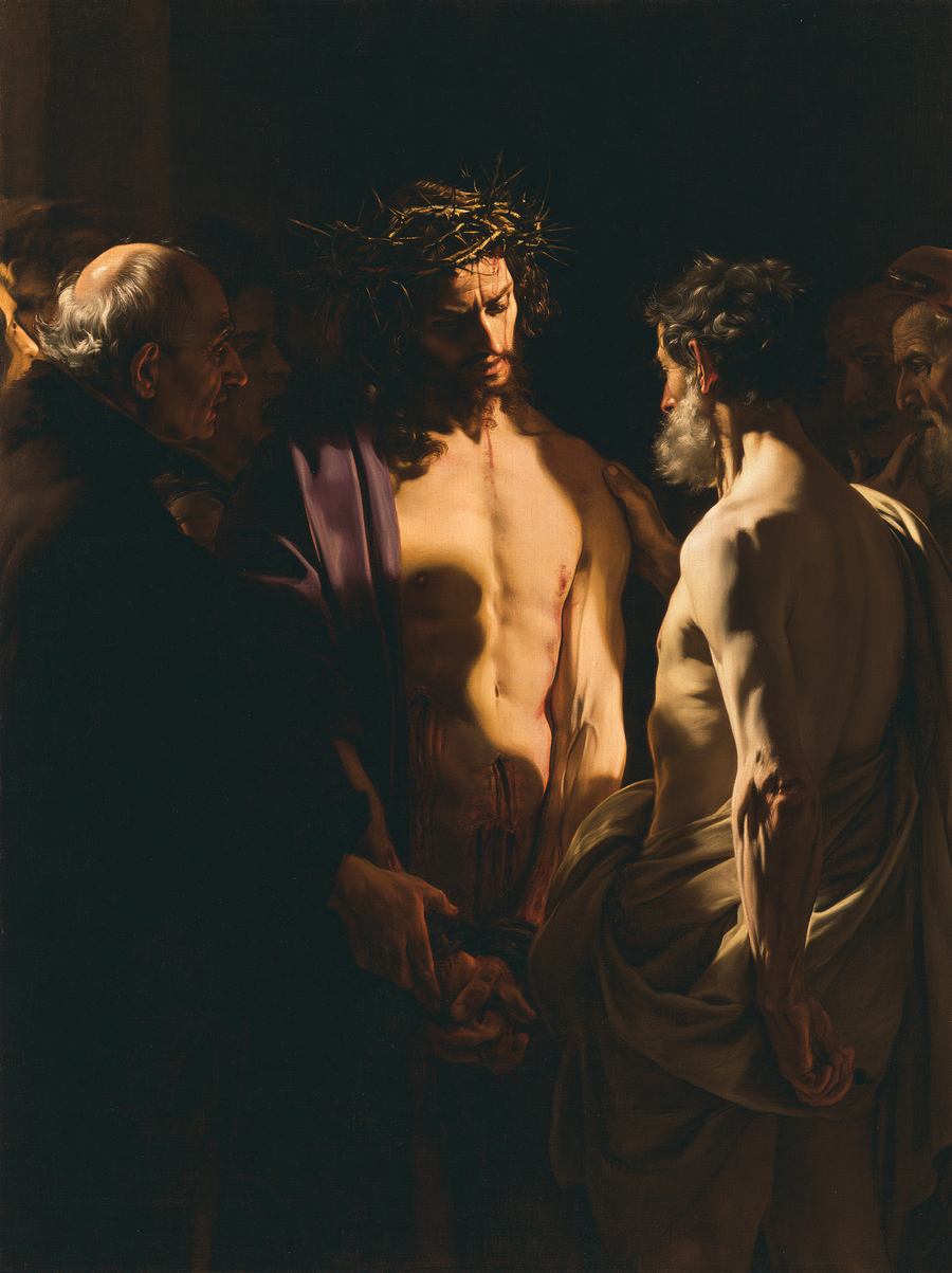 Ecce Homo - Caravaggio - tenebrism · Portrait n° 16