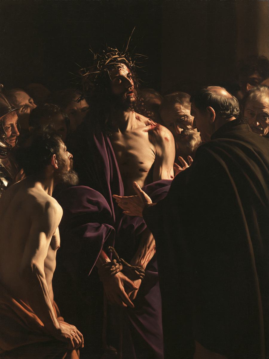 Ecce Homo - Caravaggio - tenebrism · Portrait n° 18