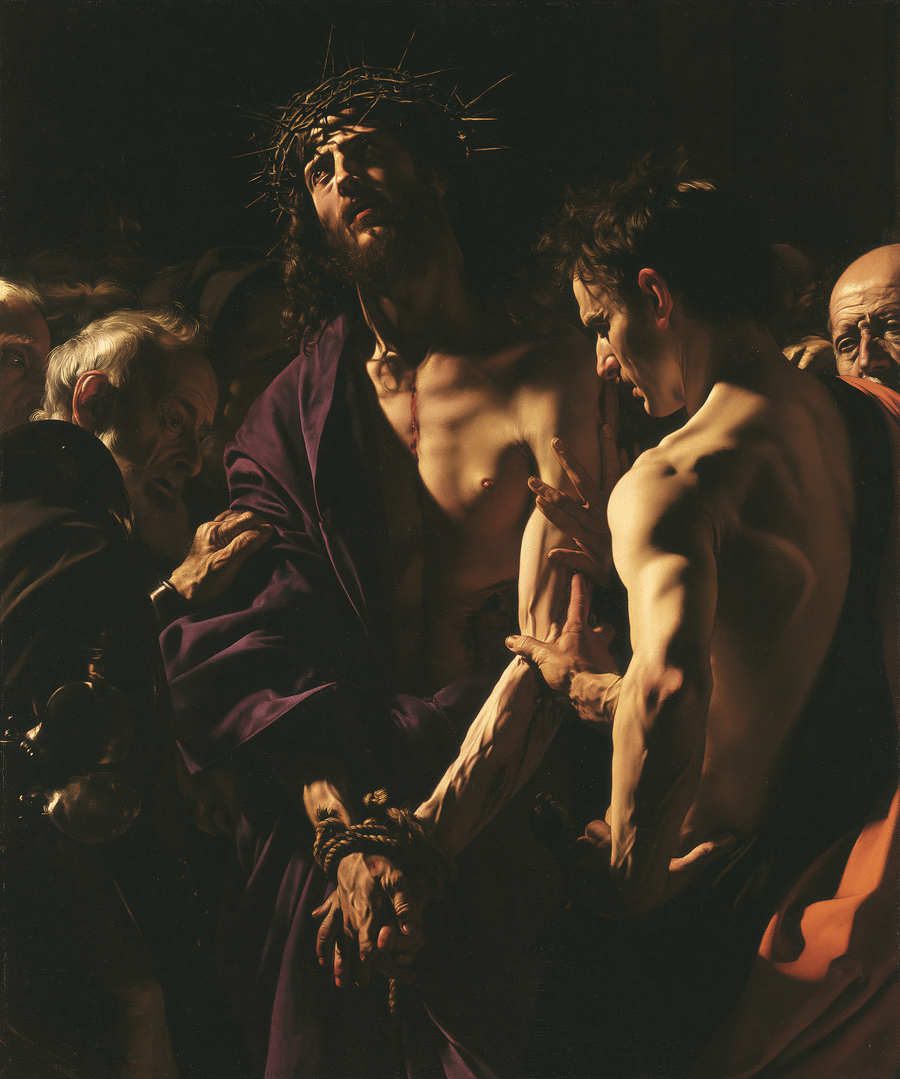Ecce Homo - Caravaggio - tenebrism · Portrait n° 25