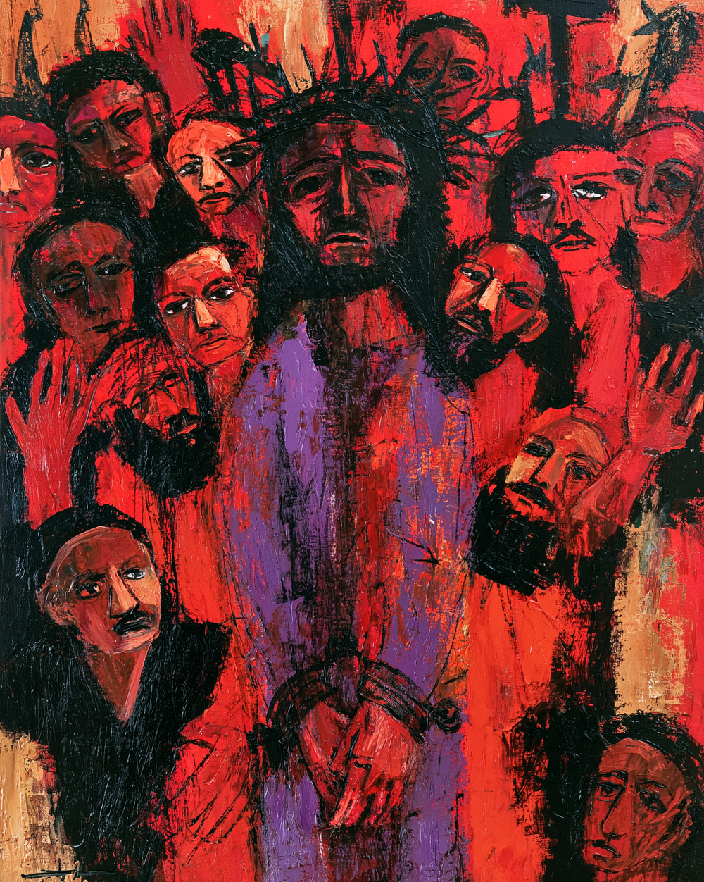 Ecce Homo - Ekspresyonist · Portre n° 23 - Hıristiyan sanatı