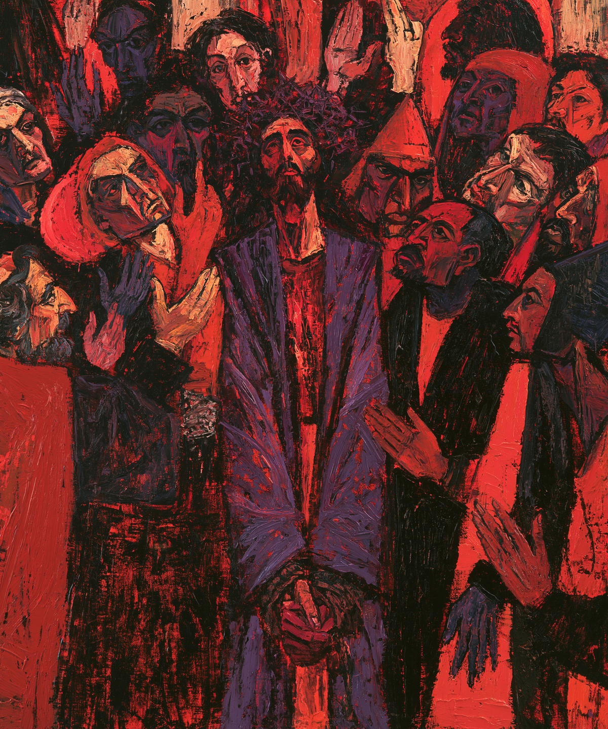 Ecce Homo — The Captive Among Disjointed Gazes