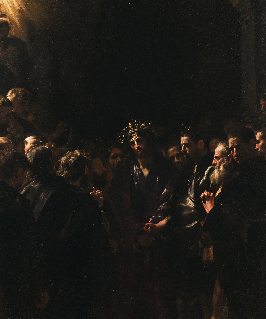 Ecce Homo - Black and gold · Portrait n° 26