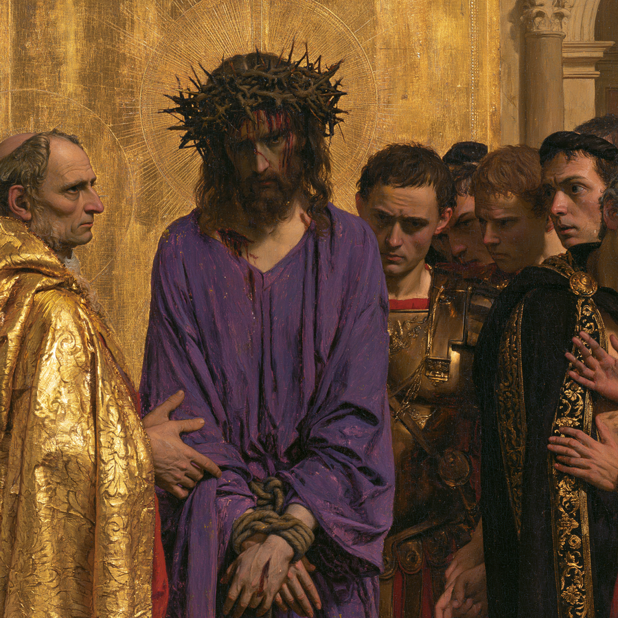 Ecce Homo - Sacred golden · Square n° 4