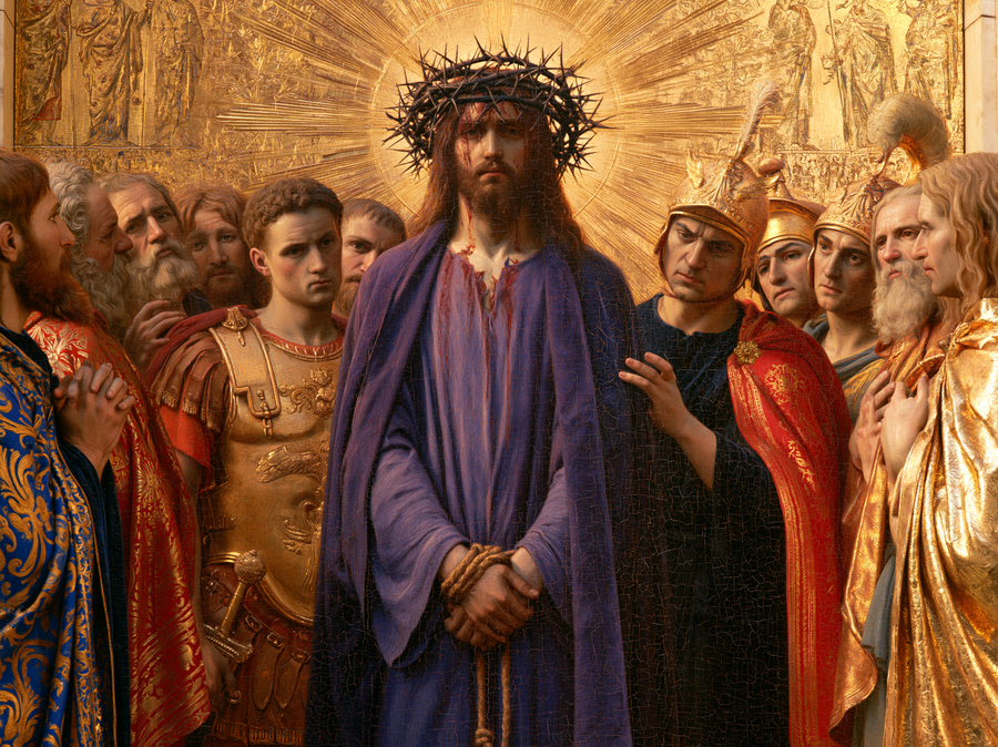 Ecce Homo - Sacred golden · Landscape n° 7