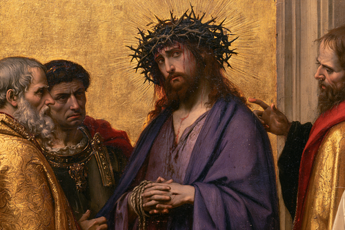 Ecce Homo - Kutsal altın · Manzara n° 9 - Hıristiyan sanatı