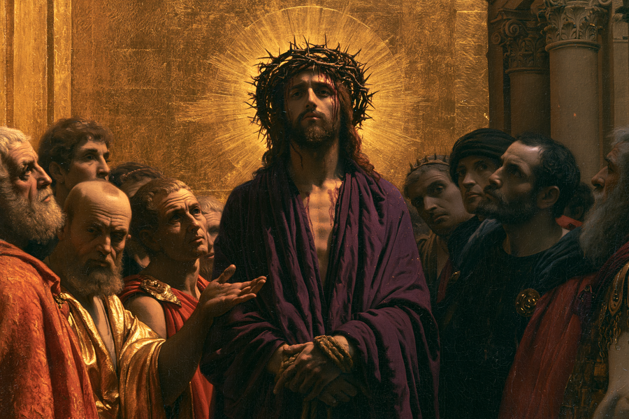 Ecce Homo - Sacred golden · Landscape n° 11