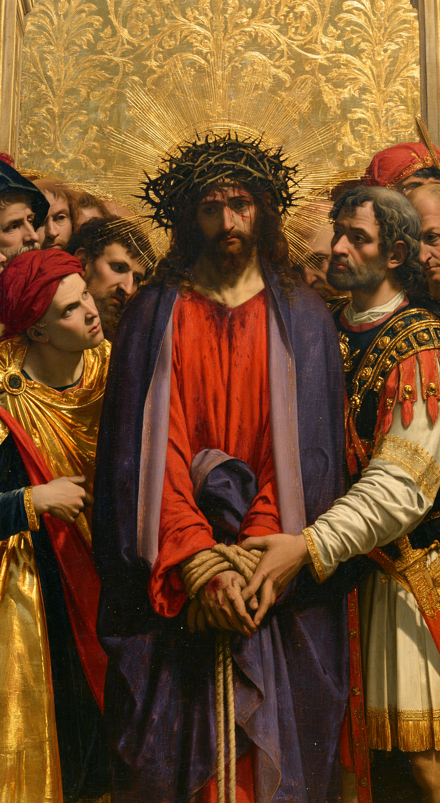 Ecce Homo - Sacred golden · Portrait n° 4