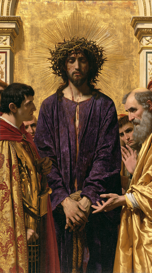 Ecce Homo - Kutsal altın · Portre n° 9 - Hıristiyan sanatı