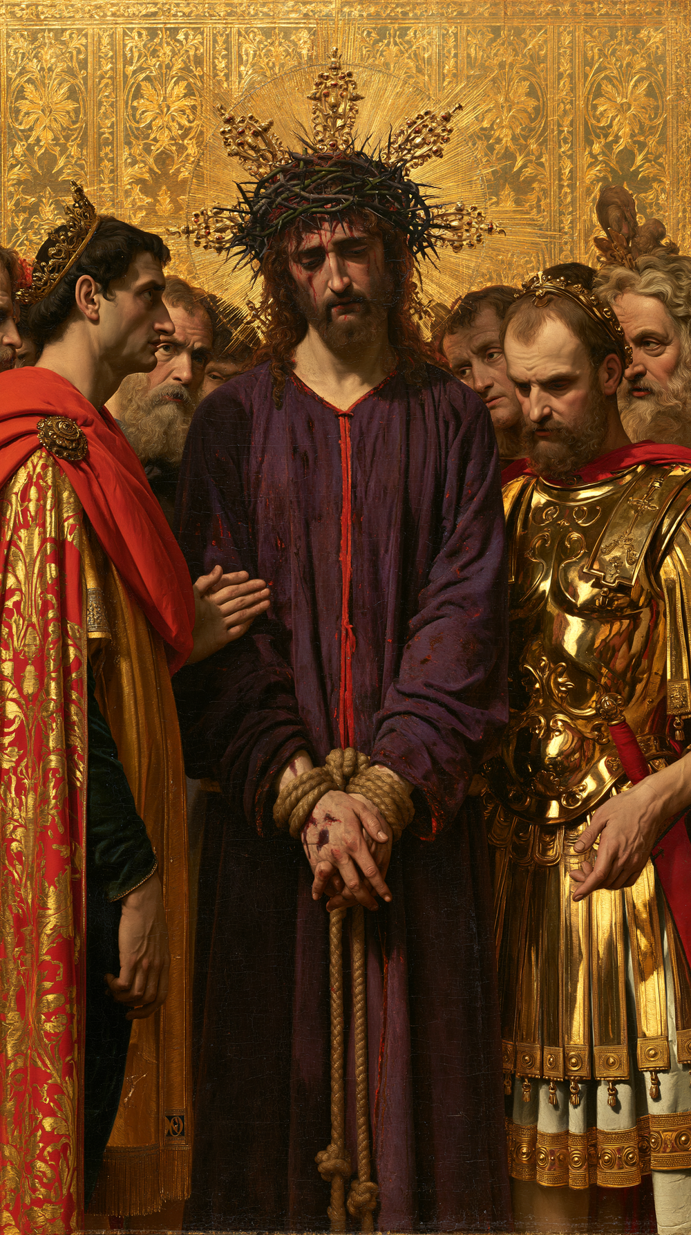 Ecce Homo - Kutsal altın · Portre n° 11 - Hıristiyan sanatı