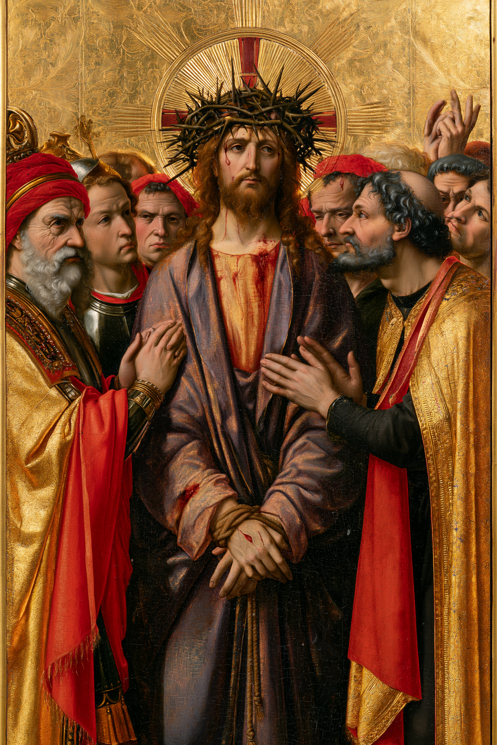 Ecce Homo - Kutsal altın · Portre n° 12 - Hıristiyan sanatı
