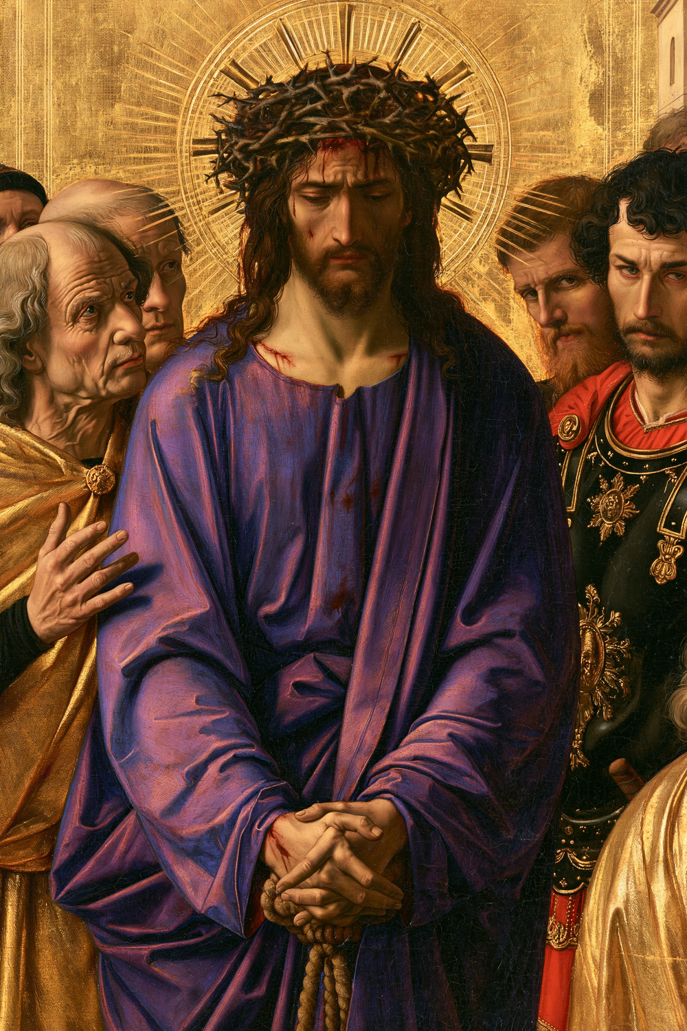 Ecce Homo - Kutsal altın · Portre n° 13 - Hıristiyan sanatı