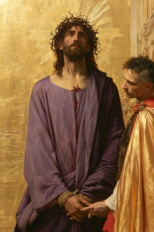 Ecce Homo - Kutsal altın · Portre n° 14 - Hıristiyan sanatı