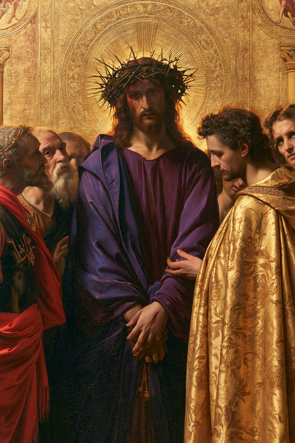 Ecce Homo - Kutsal altın · Portre n° 15 - Hıristiyan sanatı