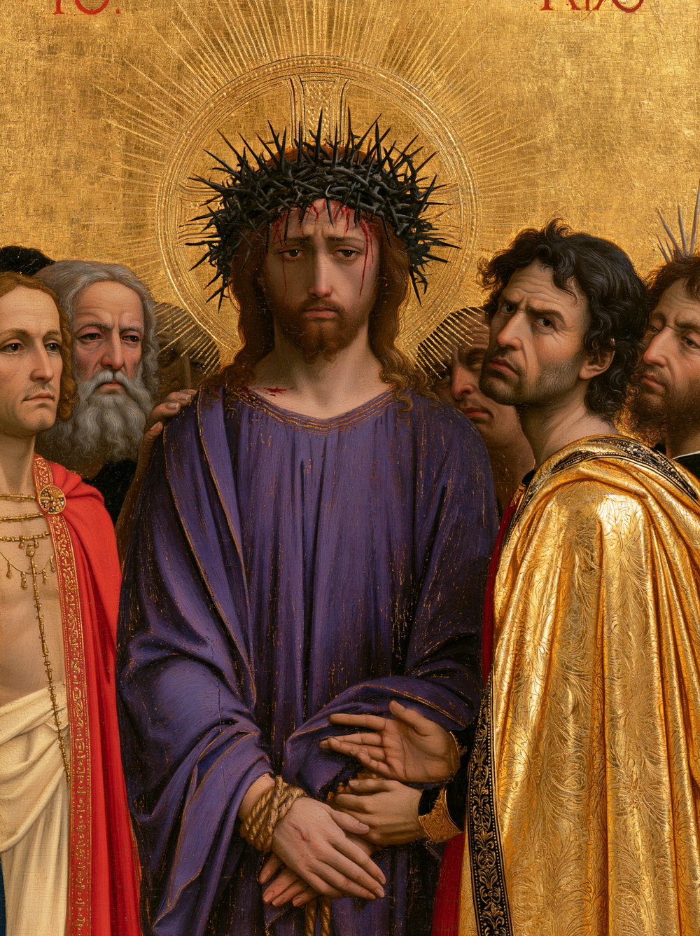 Ecce Homo - Kutsal altın · Portre n° 17 - Hıristiyan sanatı