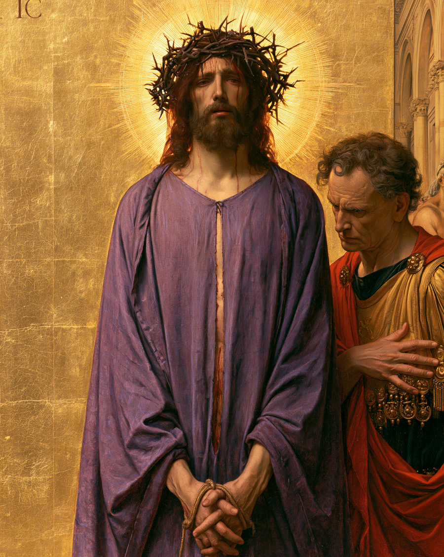 Ecce Homo - Sacred golden · Portrait n° 20