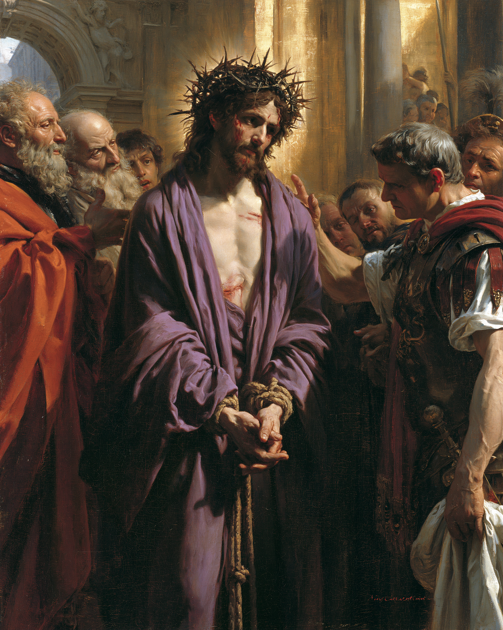 Ecce Homo - Kutsal altın · Portre n° 21 - Hıristiyan sanatı