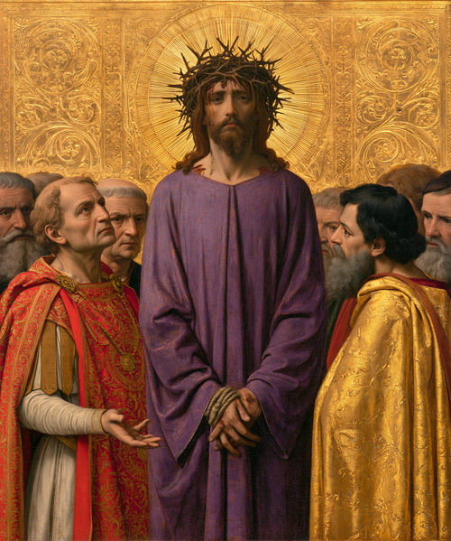 Ecce Homo - Kutsal altın · Portre n° 24 - Hıristiyan sanatı