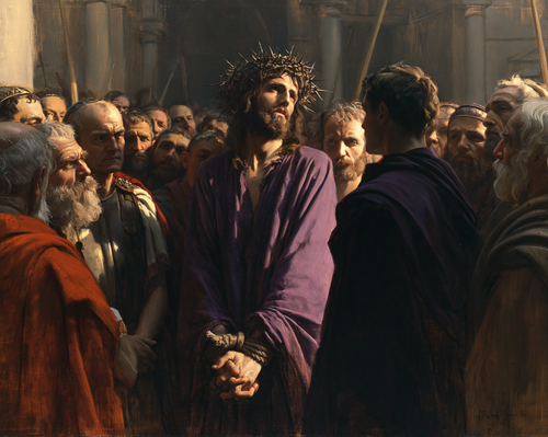 Ecce Homo - Kutsal sessizlik · Manzara n° 4 - Hıristiyan sanatı