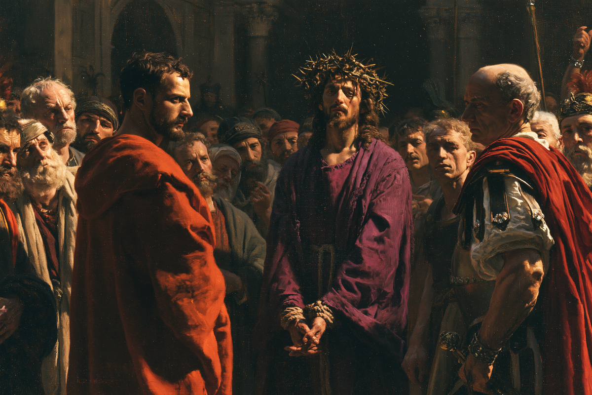 Ecce Homo - Kutsal sessizlik · Manzara n° 13 - Hıristiyan sanatı
