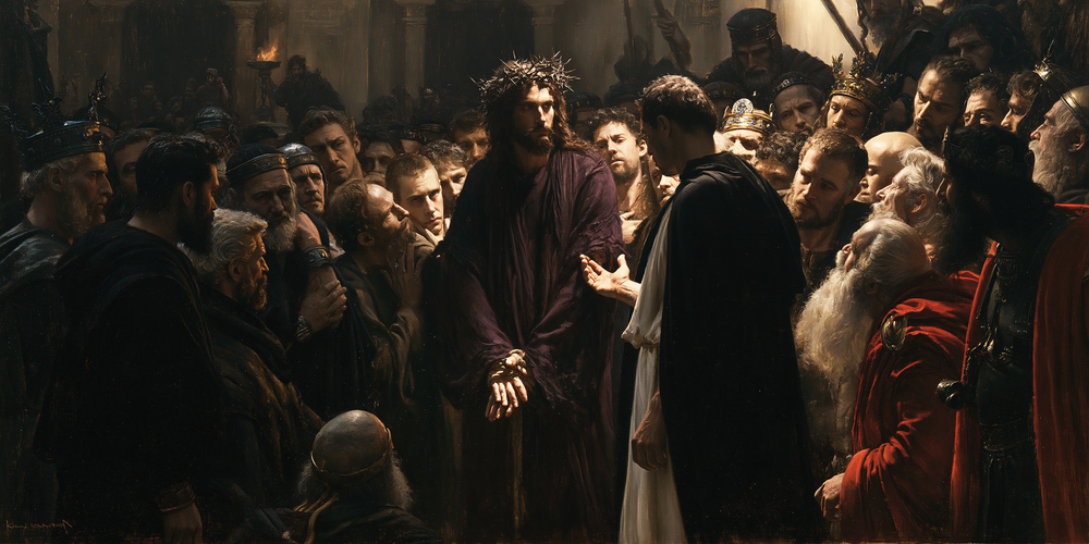 Ecce Homo - Kutsal sessizlik · Manzara n° 18 - Hıristiyan sanatı
