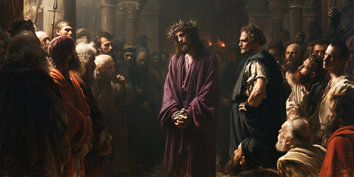 Ecce Homo - Kutsal sessizlik · Manzara n° 19 - Hıristiyan sanatı