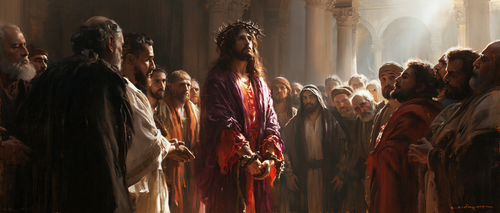 Ecce Homo - Kutsal sessizlik · Manzara n° 23 - Hıristiyan sanatı