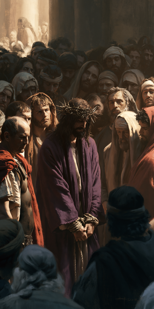 Ecce Homo - Kutsal sessizlik · Portre n° 2 - Hıristiyan sanatı