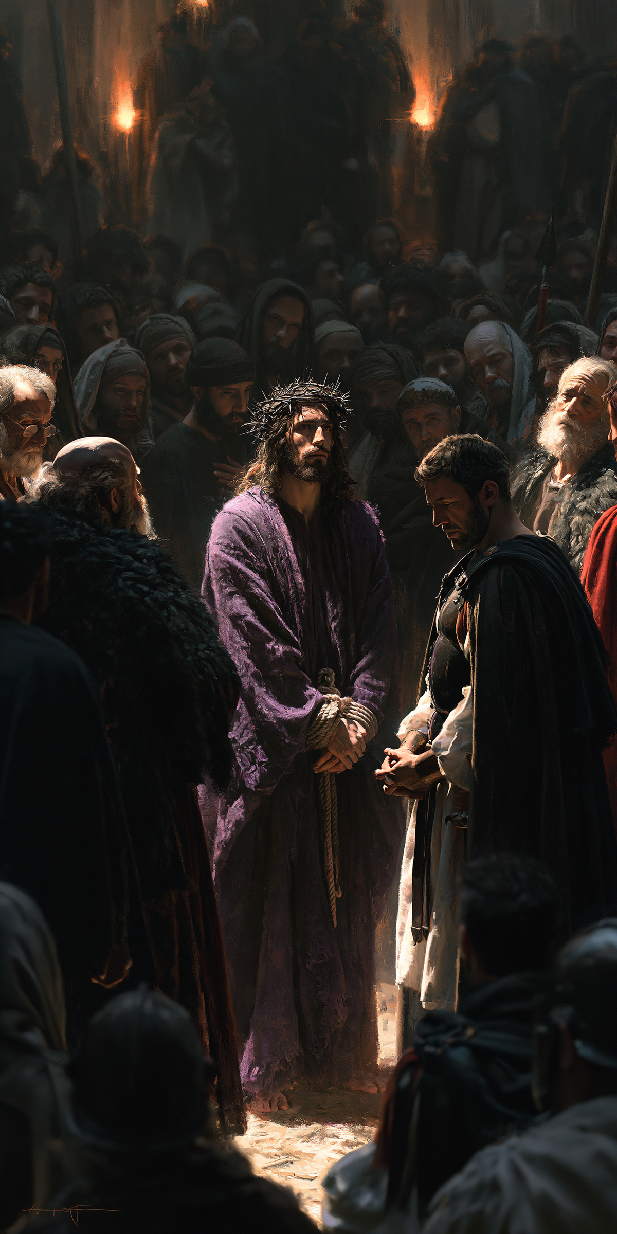 Ecce Homo - Kutsal sessizlik · Portre n° 3 - Hıristiyan sanatı