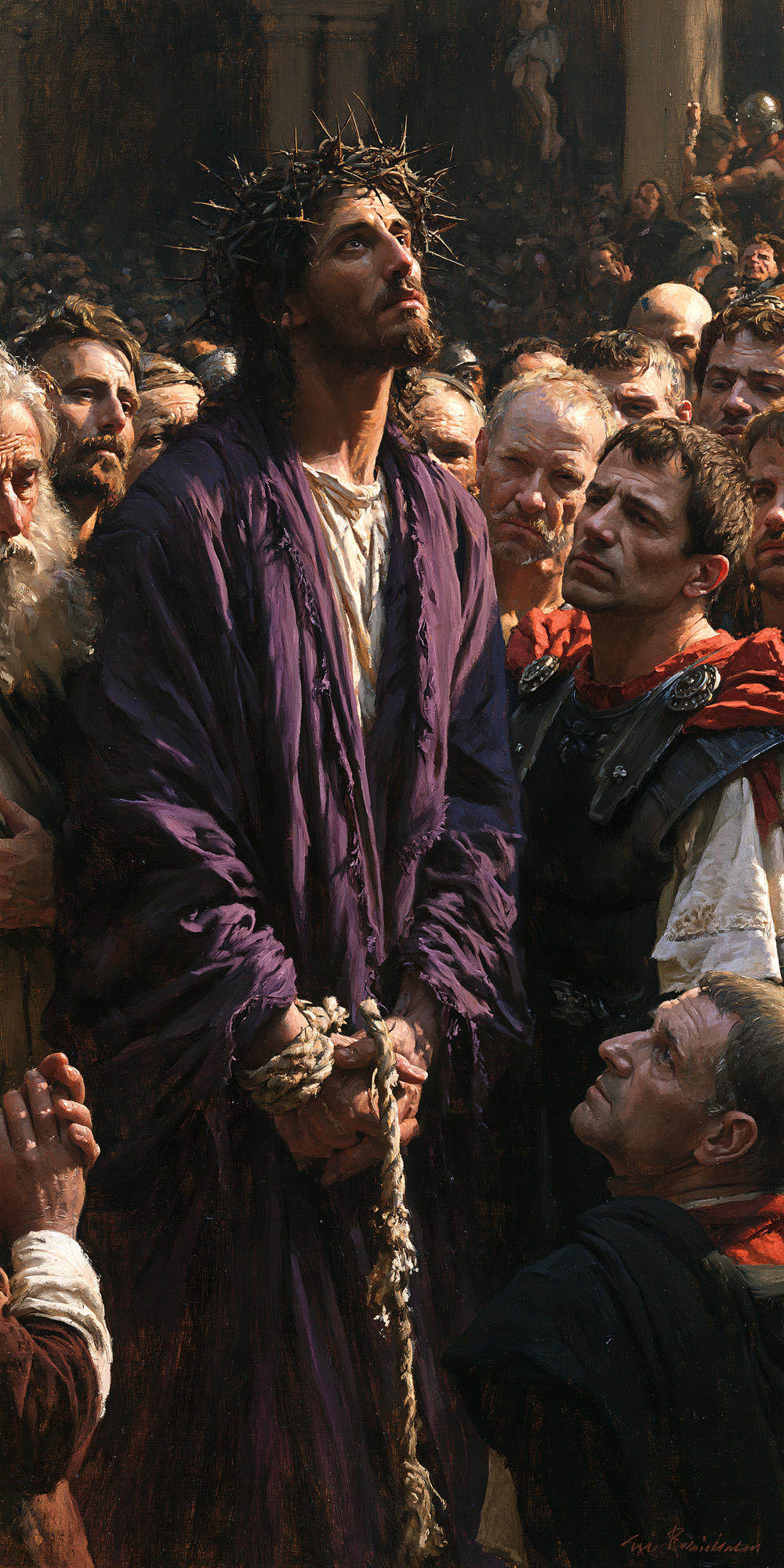 Ecce Homo - Kutsal sessizlik · Portre n° 4 - Hıristiyan sanatı