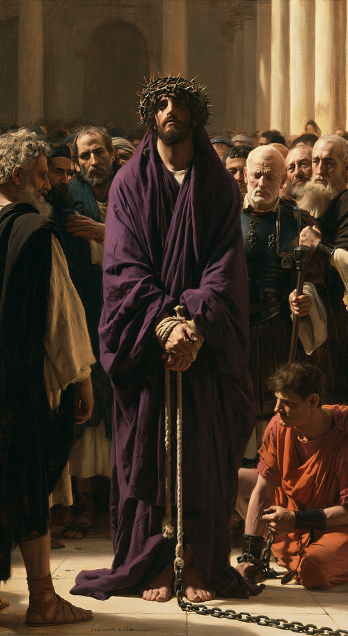 Ecce Homo - Kutsal sessizlik · Portre n° 5 - Hıristiyan sanatı