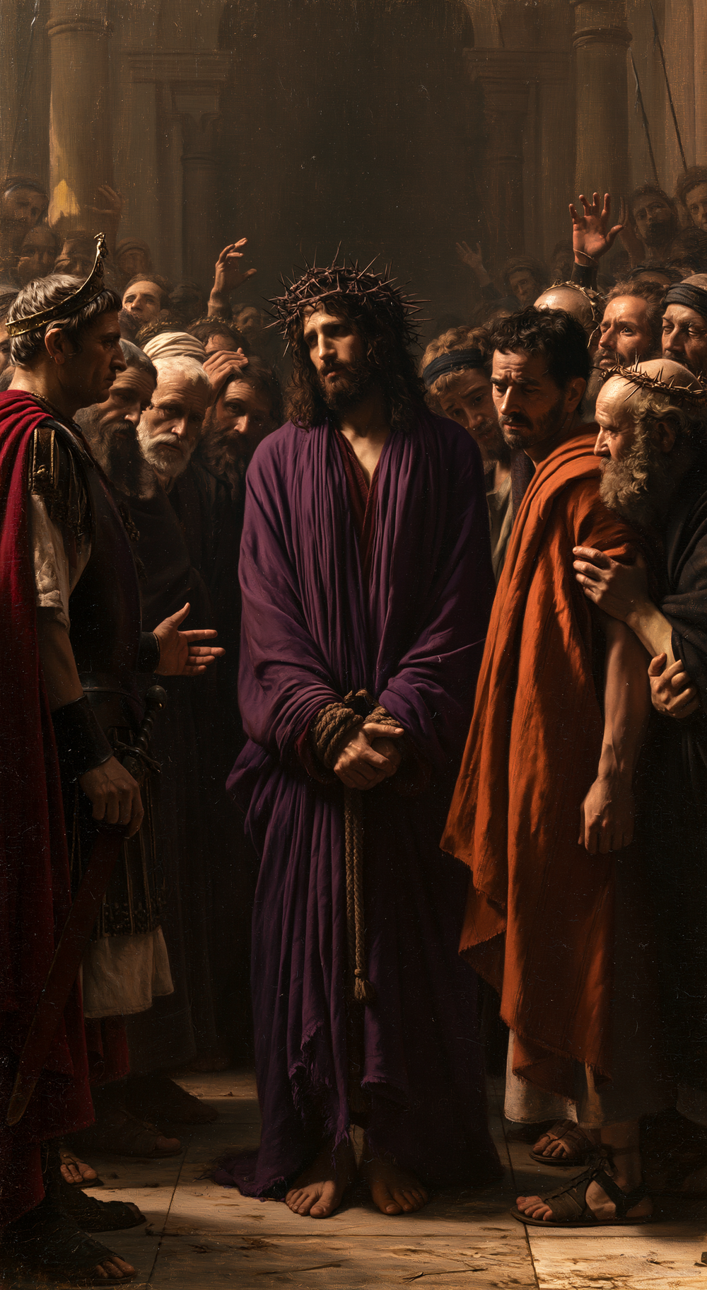 Ecce Homo - Kutsal sessizlik · Portre n° 6 - Hıristiyan sanatı